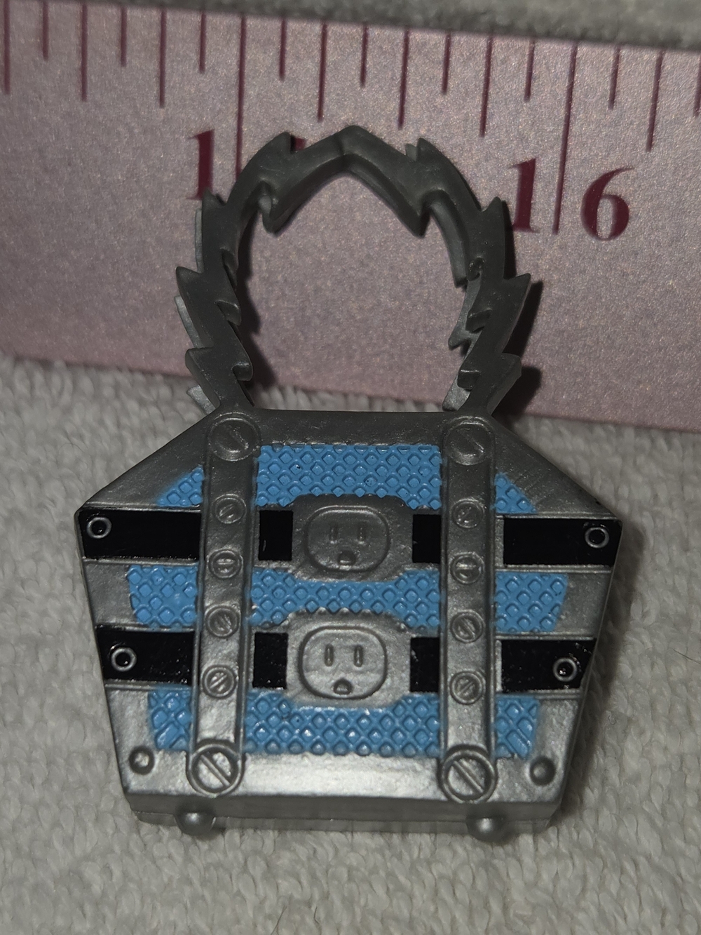 Mattel Monster High Frankie Silver Black Blue Purse Accessory